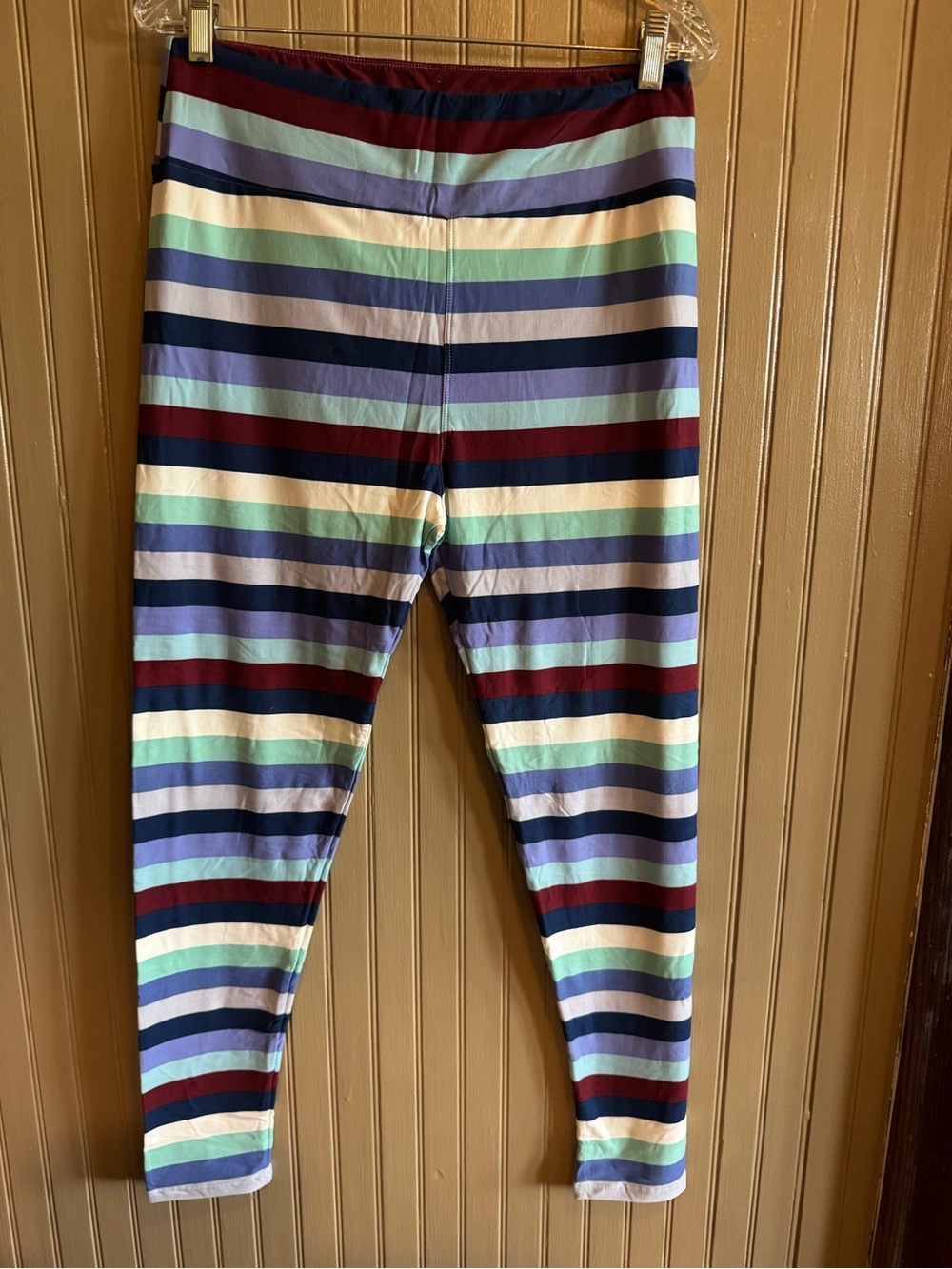 New LuLaRoe leggings stripped tall curvy